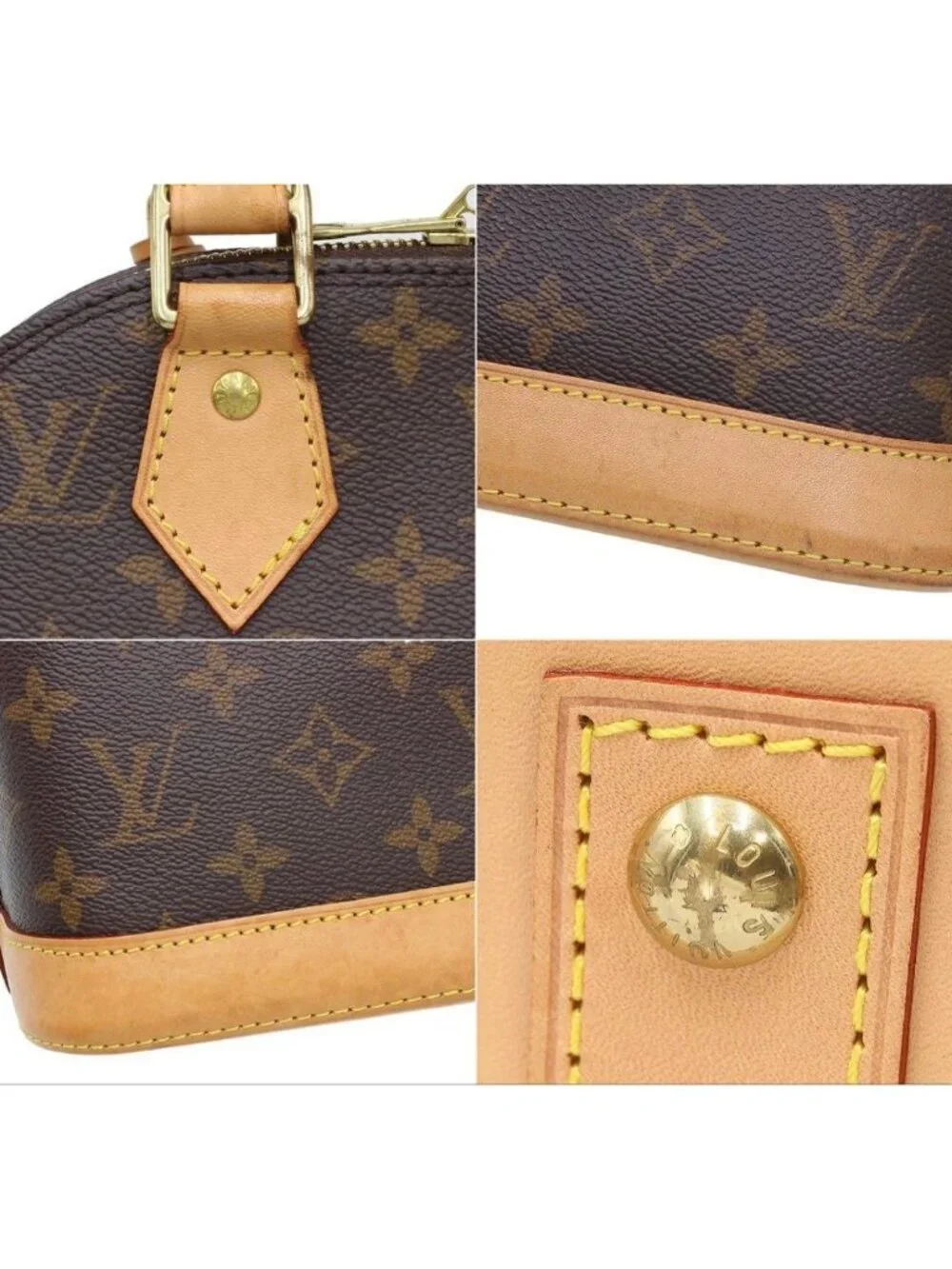 Louis Vuitton Monogram Alma BB Bag Shoulder